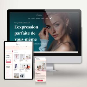 Aperçu d’une boutique en ligne WooCommerce responsive avec pages produits et tunnel d’achat sécurisé