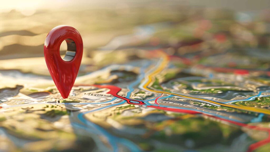 entreprise invisible sur Google Maps localisation sur carte